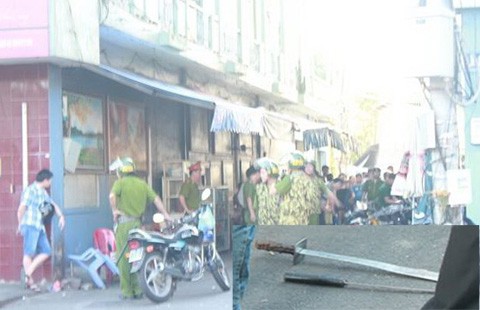 Truy sát giữa phố, hai người bị thương