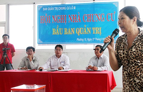 Chung cư có ‘nội chiến’ bầu ban quản trị mới