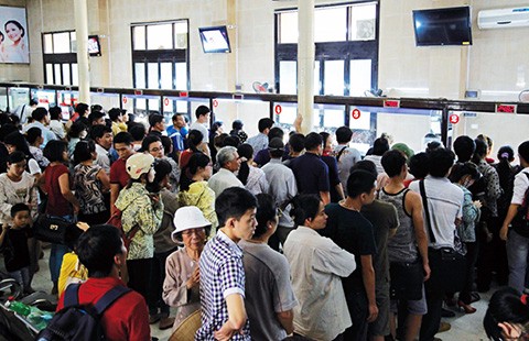 Mách nước mua vé tàu tết