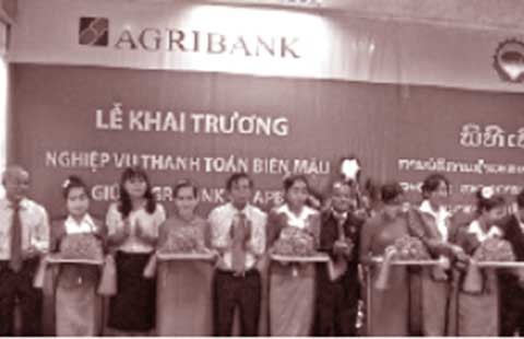 Agribank đi đầu thanh toán biên mậu