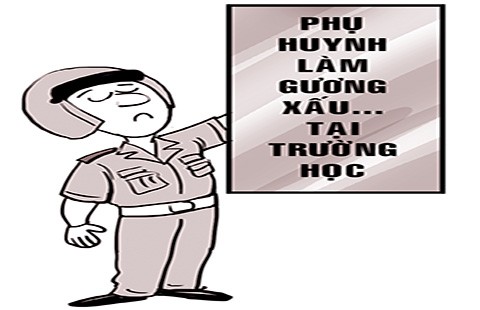‘Bêu’ gương xấu