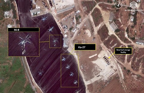 Máy bay Nga bắt đầu ném bom ở Syria