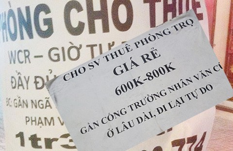 Coi chừng sập bẫy nhà trọ giá rẻ