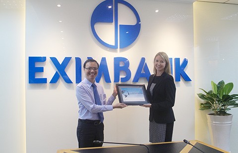 Eximbank nhận giải thưởng về thanh toán quốc tế