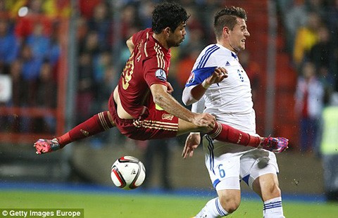 Vòng loại Euro 2016: Thêm Tây Ban Nha và Thụy Sĩ đoạt vé