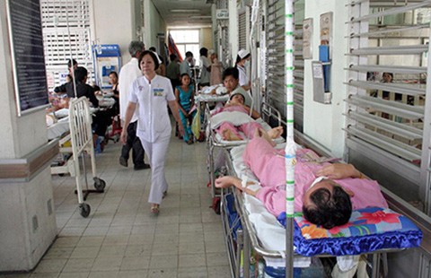 Cho phép bệnh viện tận dụng hành lang làm giường bệnh