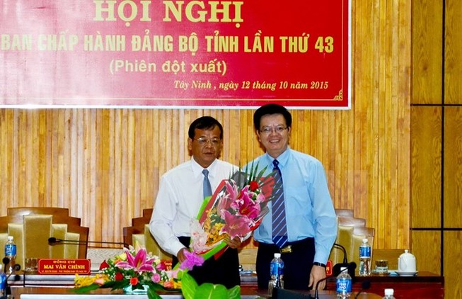 Ông Phạm Văn Tân làm phó bí thư tỉnh Tây Ninh