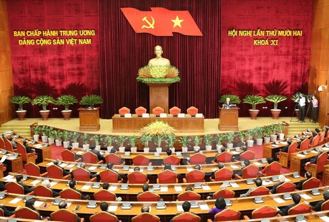 Thông báo nhanh kết quả Hội nghị 12 Ban Chấp hành Trung ương Đảng
