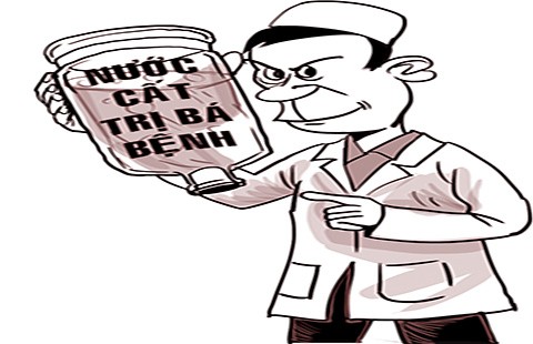 Bác sĩ chỉ biết tiêm nước cất