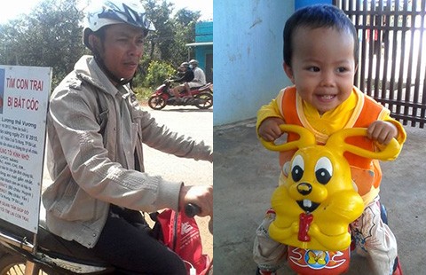 Nghi án bé trai ba tuổi bị bắt cóc