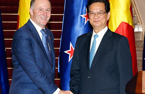 Việt Nam-New Zealand quan ngại về diễn biến trên biển Đông