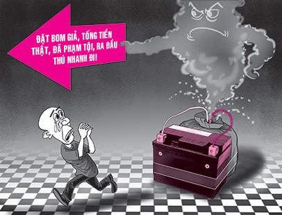 Đặt bom giả, tống tiền 2 tỉ đồng