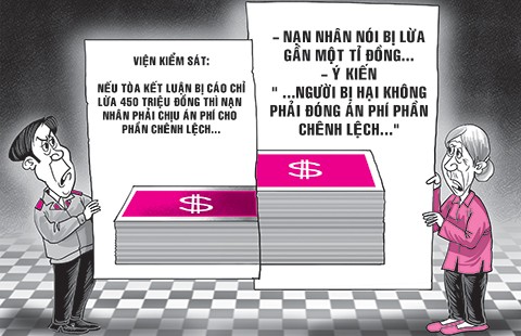 Khai vống tài sản bị lừa, phải chịu án phí?