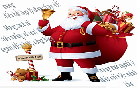 Bóng đá Việt Nam mong ‘quà’ ông Noel
