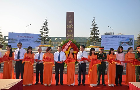 Khánh thành công trình tưởng niệm liệt sĩ bảo vệ cầu Rạch Chiếc