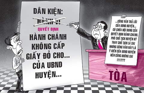 Dân kiện một đằng, tòa xử một nẻo