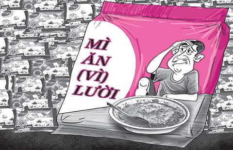 Trào lưu... mì gói