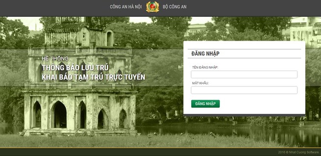 Hà Nội khánh thành hệ thống đăng ký lưu trú trực tuyến