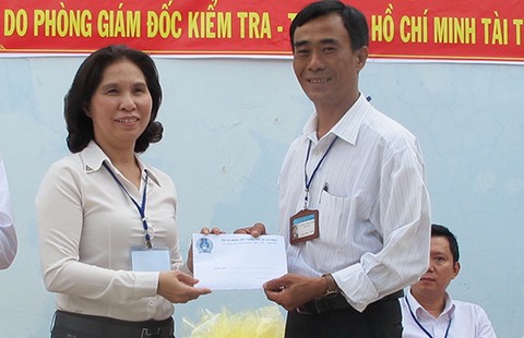 TAND TP.HCM xây mái che cho trường học nghèo ở Vĩnh Long