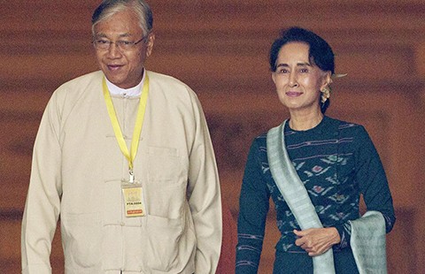 Chân dung tổng thống Myanmar