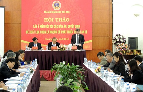 TAND Tối cao sẽ không mã hóa án lệ