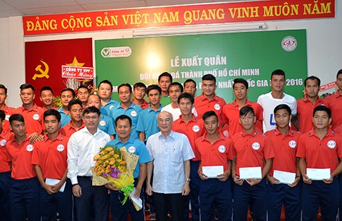 Bóng đá Sài Gòn hướng về mục tiêu lên hạng của CLB TP.HCM