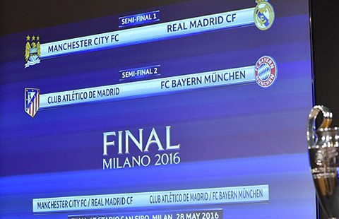 Bán kết Champions League: Thoát cảnh tương tàn