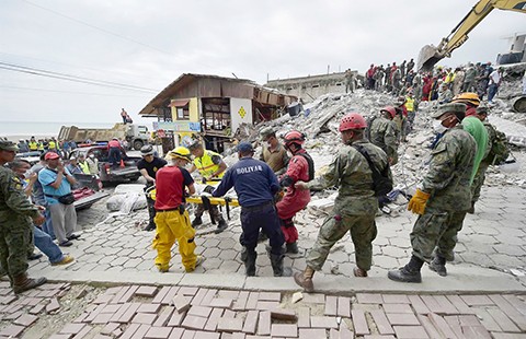 1.700 người còn mất tích trong động đất Ecuador