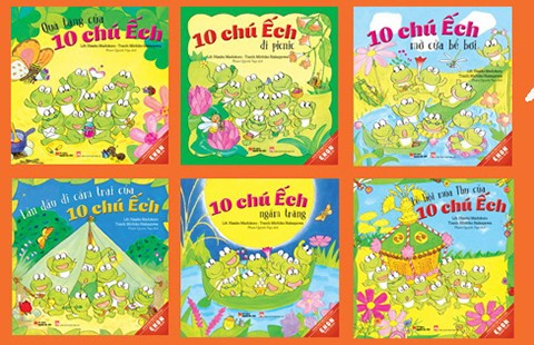 10 chú ếch ehon Nhật Bản đã đến Việt Nam