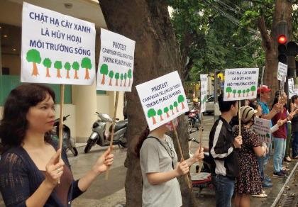 Dã tâm với cây xanh