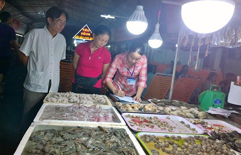 Vũng Tàu: Tiêu hủy hải sản sử dụng hàn the