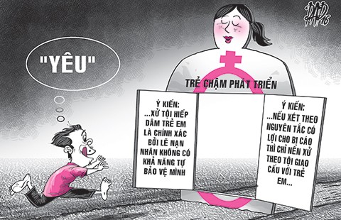 ‘Yêu’ trẻ chậm phát triển về tâm thần, tội gì?
