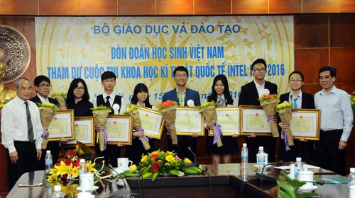Việt Nam đạt bốn giải ba tại Hội thi khoa học kỹ thuật quốc tế 2016