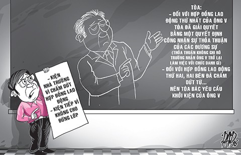 Thầy giáo kiện nhà trường vì không được đứng lớp