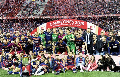 Chung kết Cúp Nhà vua: Barcelona ghi cú đúp lần thứ bảy