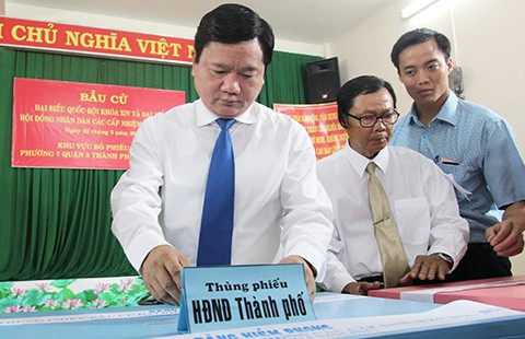 TP.HCM: 99,36% cử tri bỏ phiếu