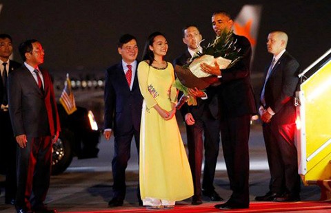 Tổng thống Obama đã tới Việt Nam