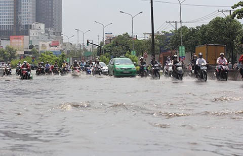 40 tuyến đường Sài Gòn sẽ ngập khi mưa