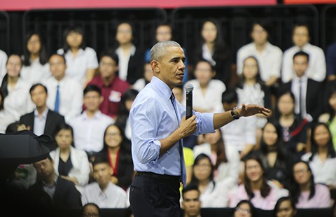 Ông Obama truyền cảm hứng cho giới trẻ