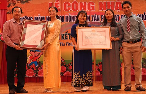 Thêm một trường mầm non đạt chuẩn quốc gia