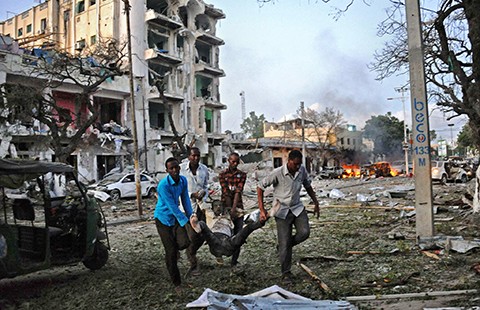 Khủng bố Al-Shabab tấn công khách sạn ở Somalia