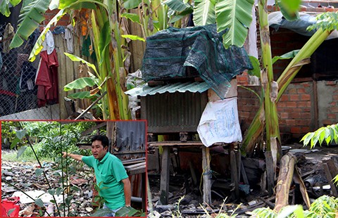 Con rạch hóa thành ‘nền đất’