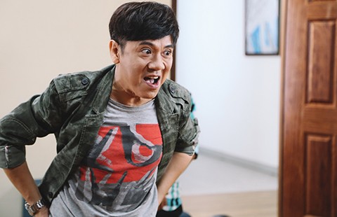 NSƯT Thành Lộc bị chấn thương trên phim trường