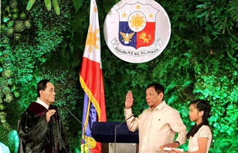 Trung Quốc chúc mừng tân tổng thống Philippines