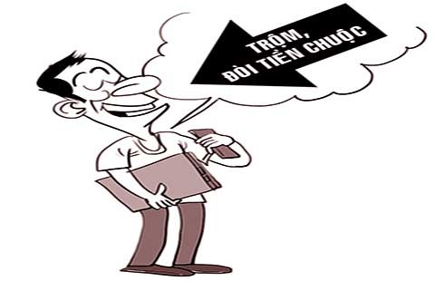 Trộm điện thoại rồi đòi chuộc