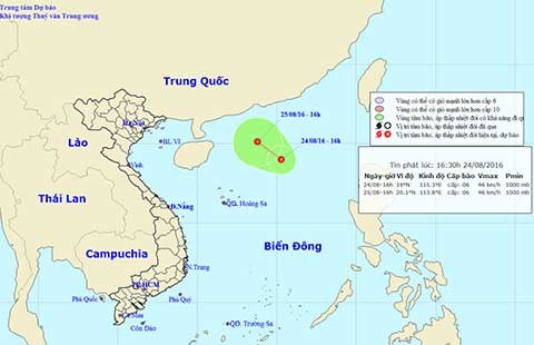 Áp thấp nhiệt đới trên biển Đông