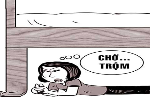 Trộm chui gầm giường