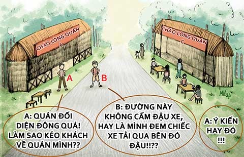 Kỳ 7: Cạnh tranh buôn bán, dùng xe chắn quán