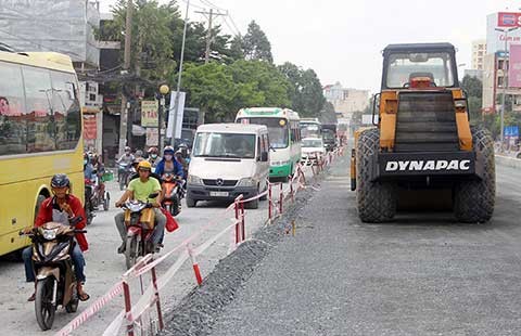 Gút chuyện chống ngập đường Kinh Dương Vương