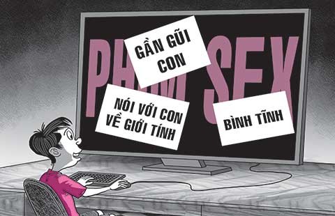 Bố mẹ sốc khi con nhỏ nghiện web ‘đen’